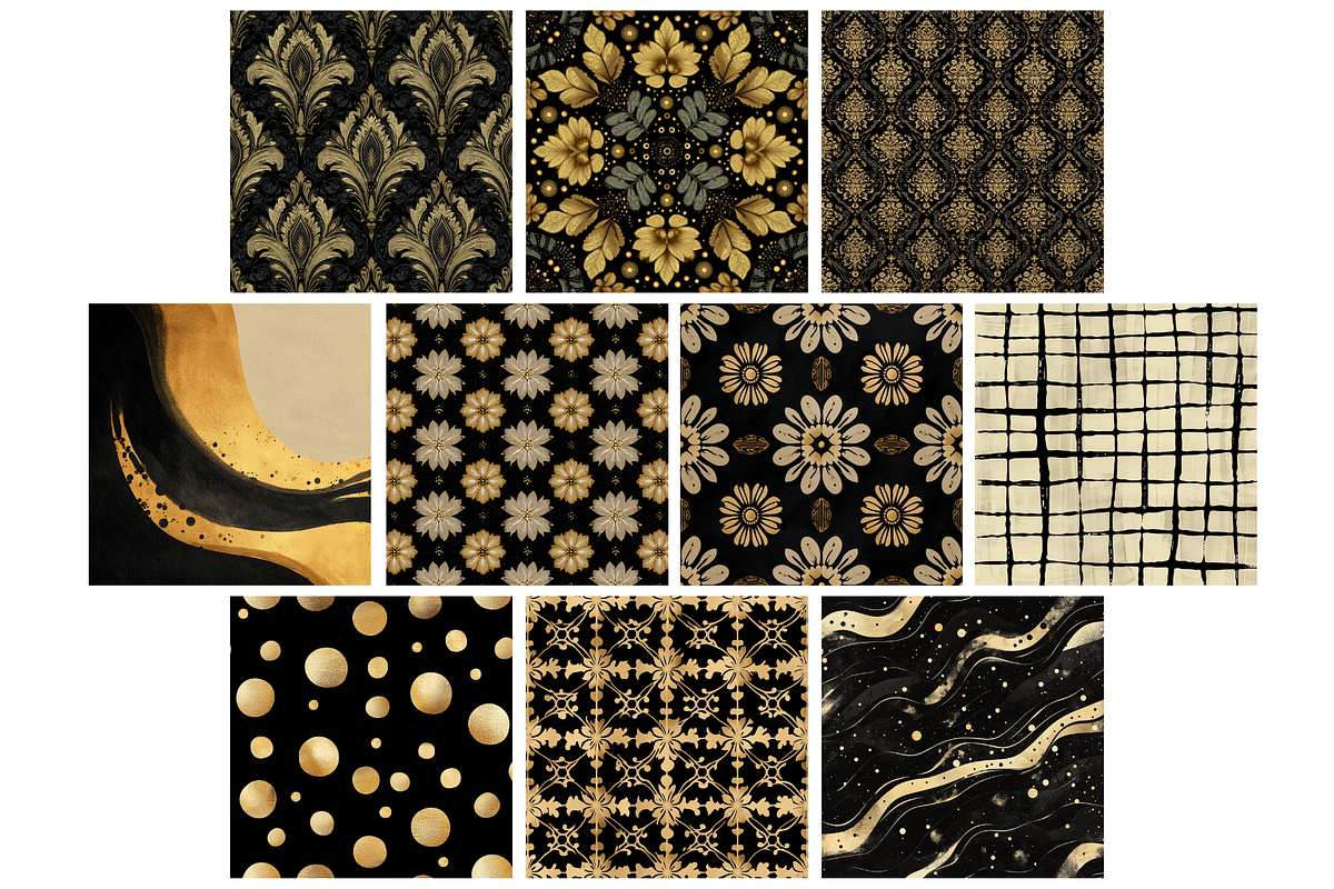 Black Friday Black & Gold Backgrouds, a Background Graphic by NadiaTheronArt (Photo 3 of 5)