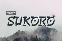 SUKORO - Japanese style font