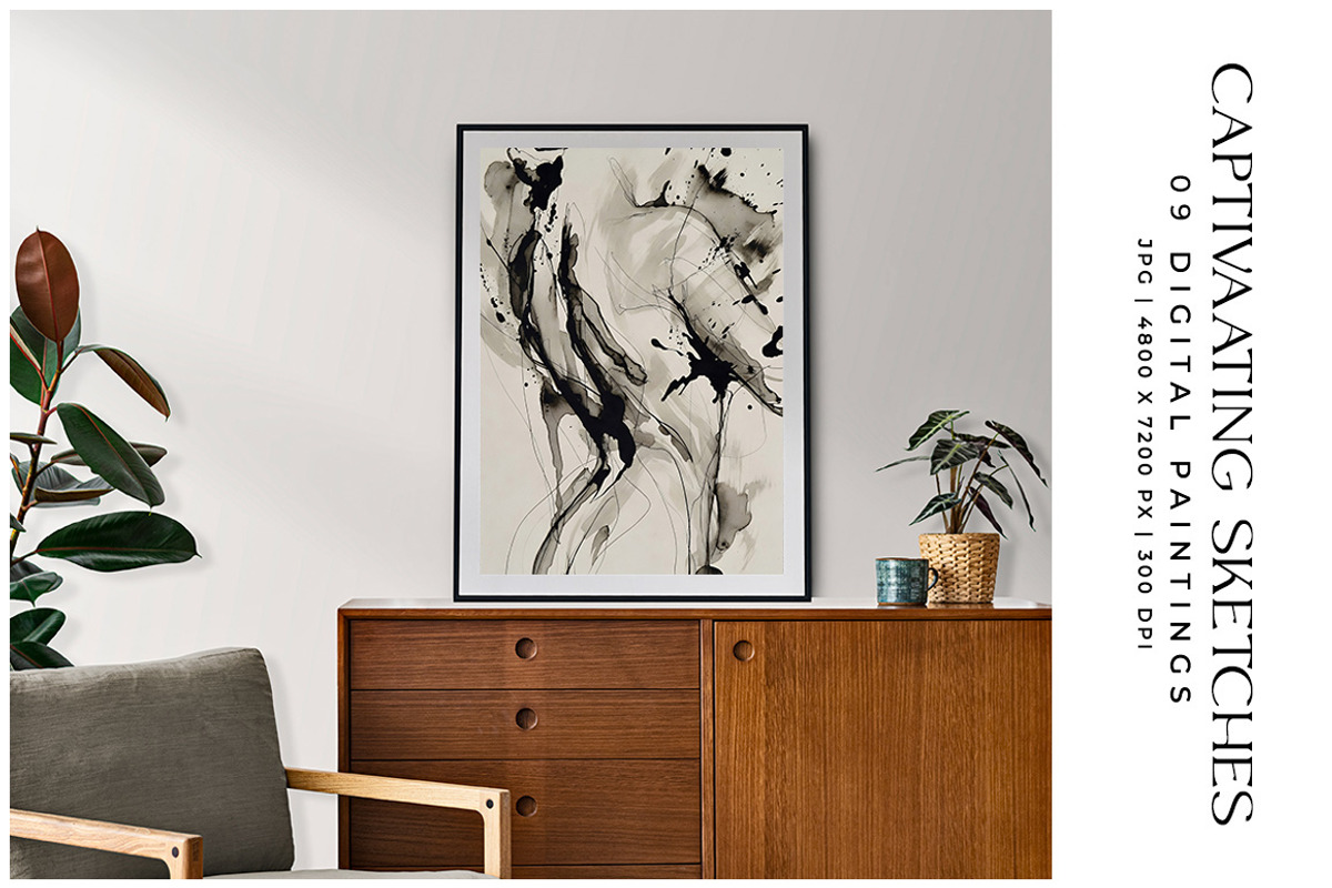 Captivating Sketches, a Decorative Illustration by Digital Art Creations (Photo 4 of 7)