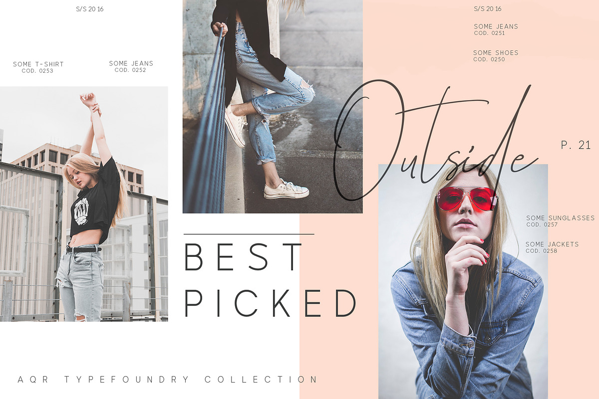 Outside Collection Signature Font, a Script Font by AQR Studio (Photo 10 of 14)