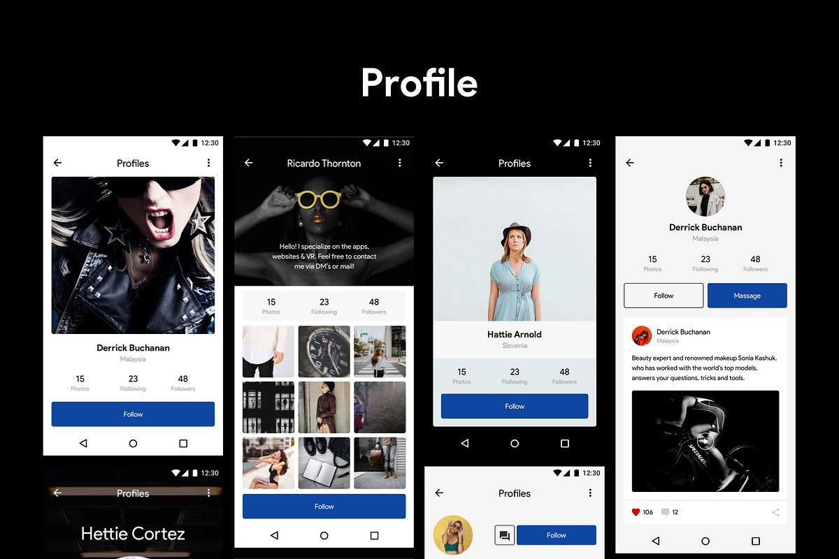 Replica Android UI Kit, an UI Kit Template by Craftwork (Photo 8 of 13)