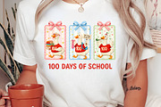 Funny Preppy 100Days of School Goose, an Illustration by Libby Wishes (Thumbnail 3 of 6)
