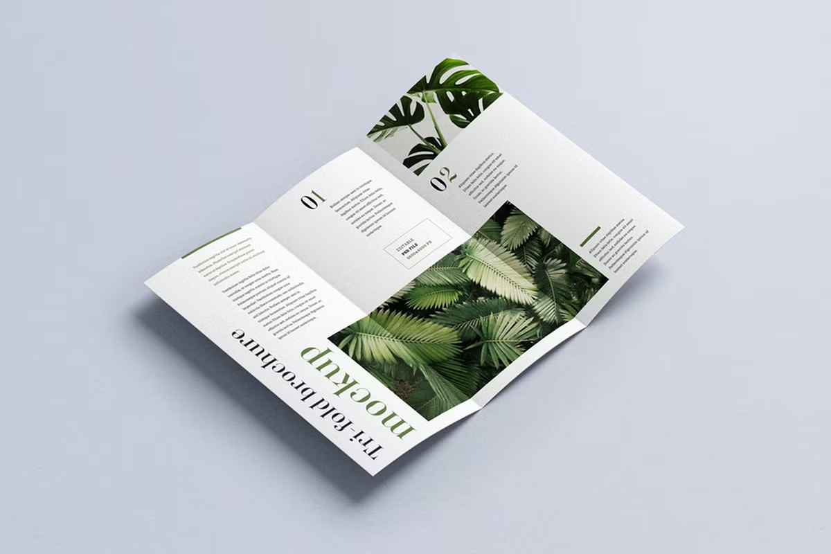 Trifold Brochure Mockup, an Advertising Mockup by Hubzway (Photo 2 of 2)