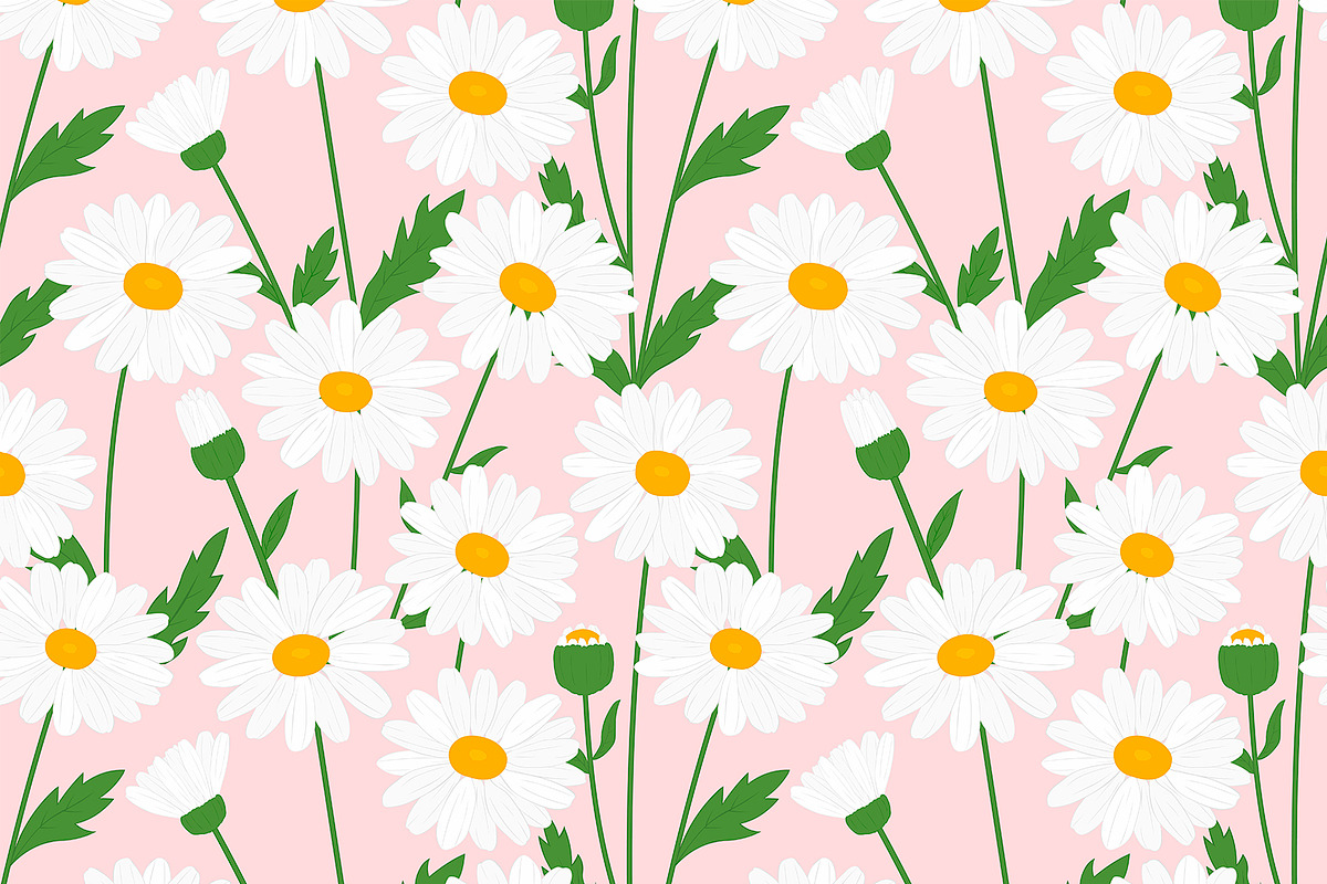 Daisy patterns. Flowers patterns, a Pattern Graphic by IrinaShishkova