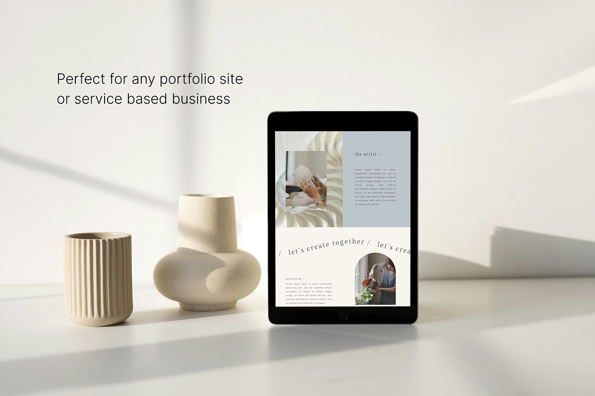 Squarespace Website Template preview 3