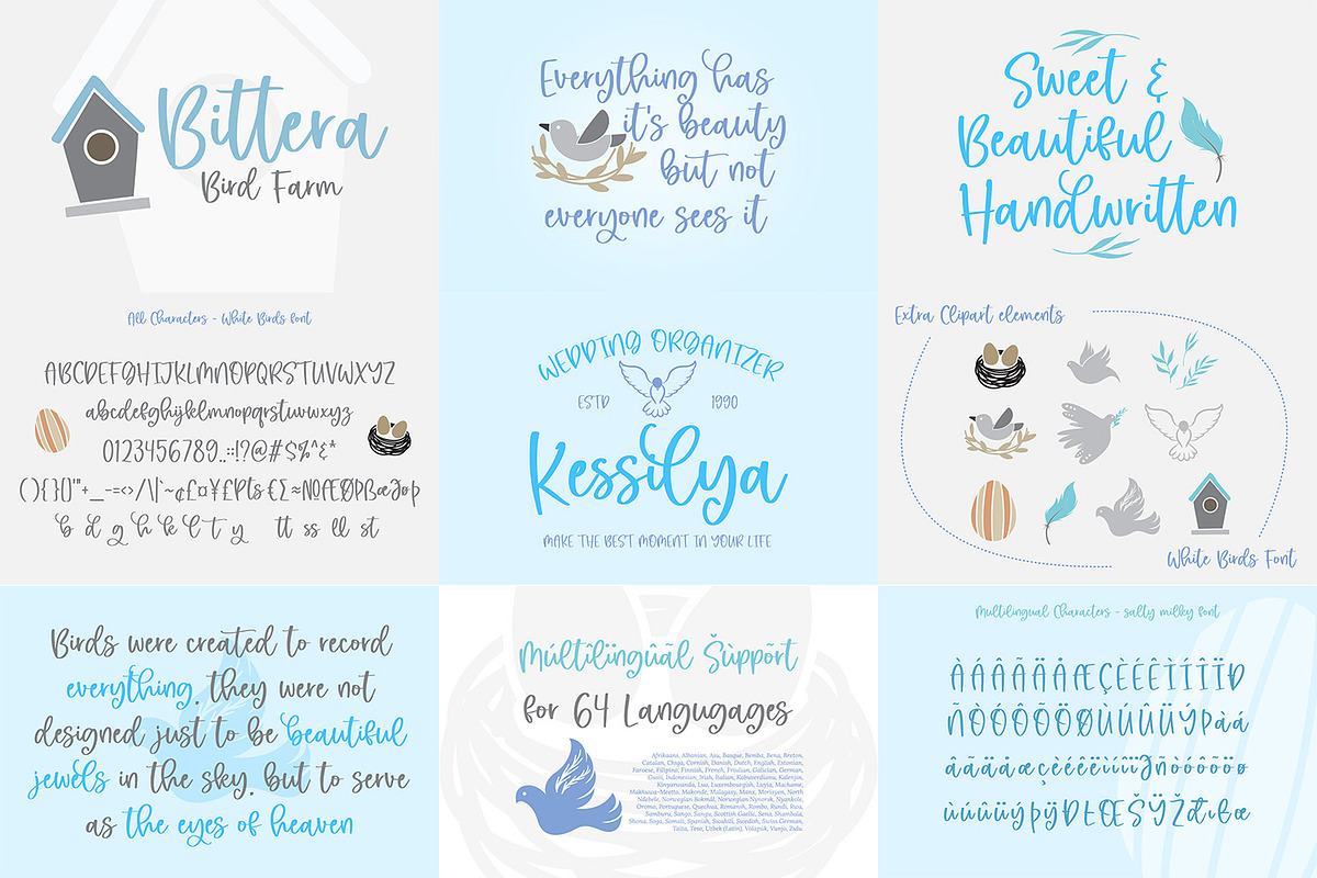 Adorable Font Bundle Vol 3, a Script Font by yumnatype (Photo 11 of 12)