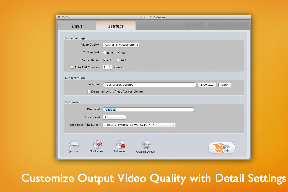 Smart DVD Creator for Mac, a Product Mockup by EffectMatrix (Photo 2 of 6)