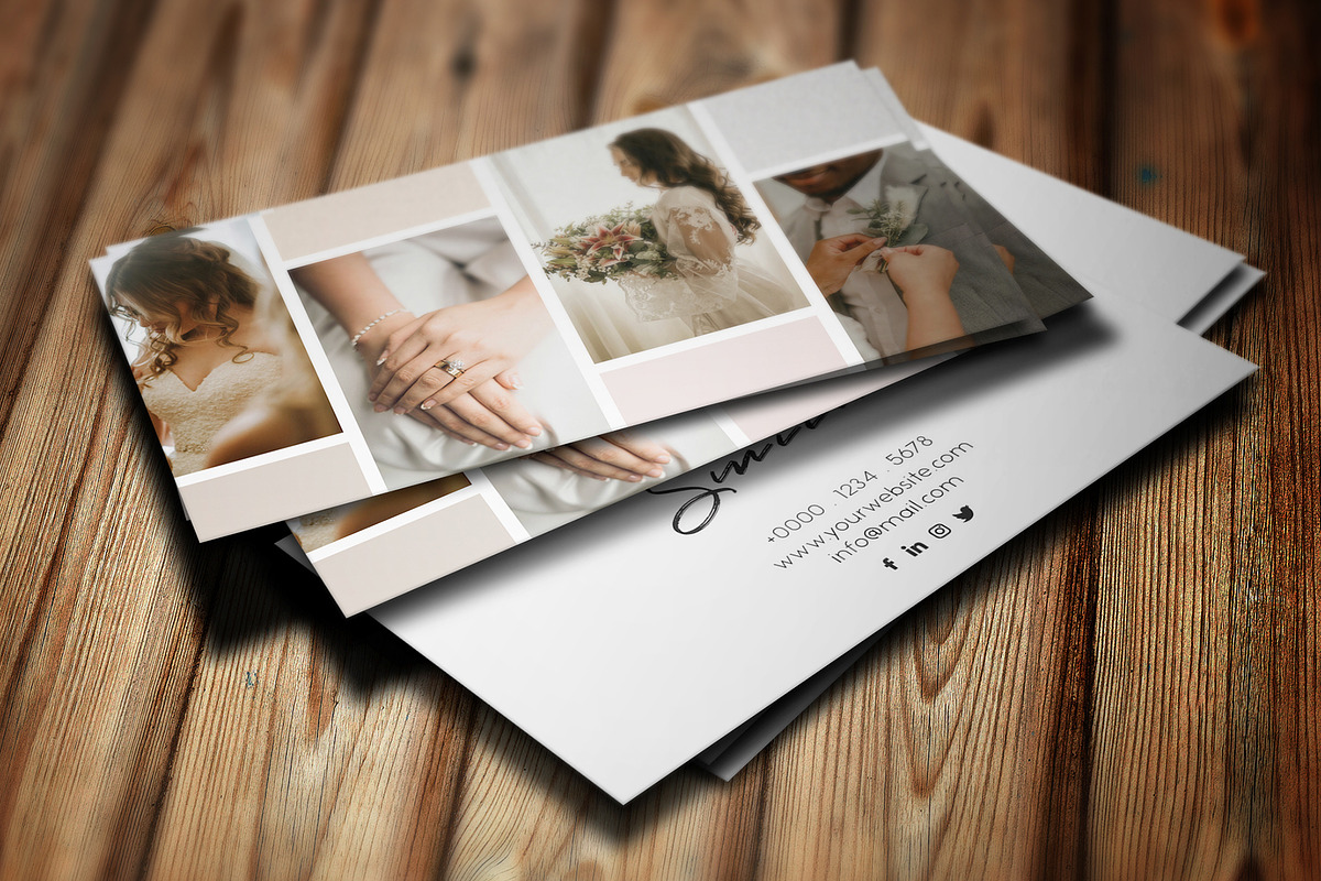 Wedding Photography Business Card, a Business Card Template by Saman Osama (Photo 4 of 4)