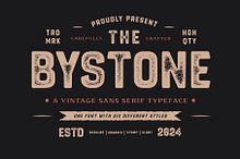Bystone - Vintage Display Sans Serif
