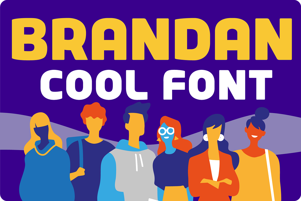 Brandan font, a Sans Serif Font by Andfonts (Photo 1 of 10)