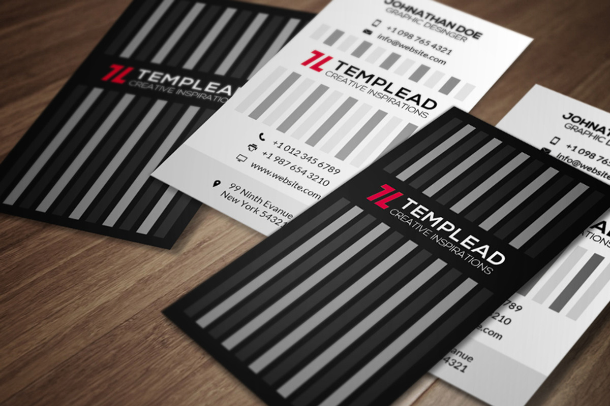 Creative Business Card CM069, a Business Card Template by annozio (Photo 1 of 4)