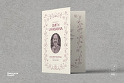 Minimal Floral Funeral Program, a Brochure Template by Neermana (Thumbnail 1 of 4)