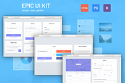Epic UI Kit + Bootstrap Theme, an UI Kit Template by EpicShop (Thumbnail 17 of 19)