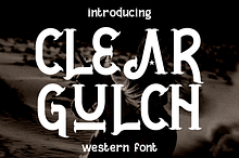 Clear Gulch Western  Font