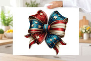 Patriotic USA Bow Clipart Bundle, an Illustration by SVGArt (Thumbnail 7 of 9)