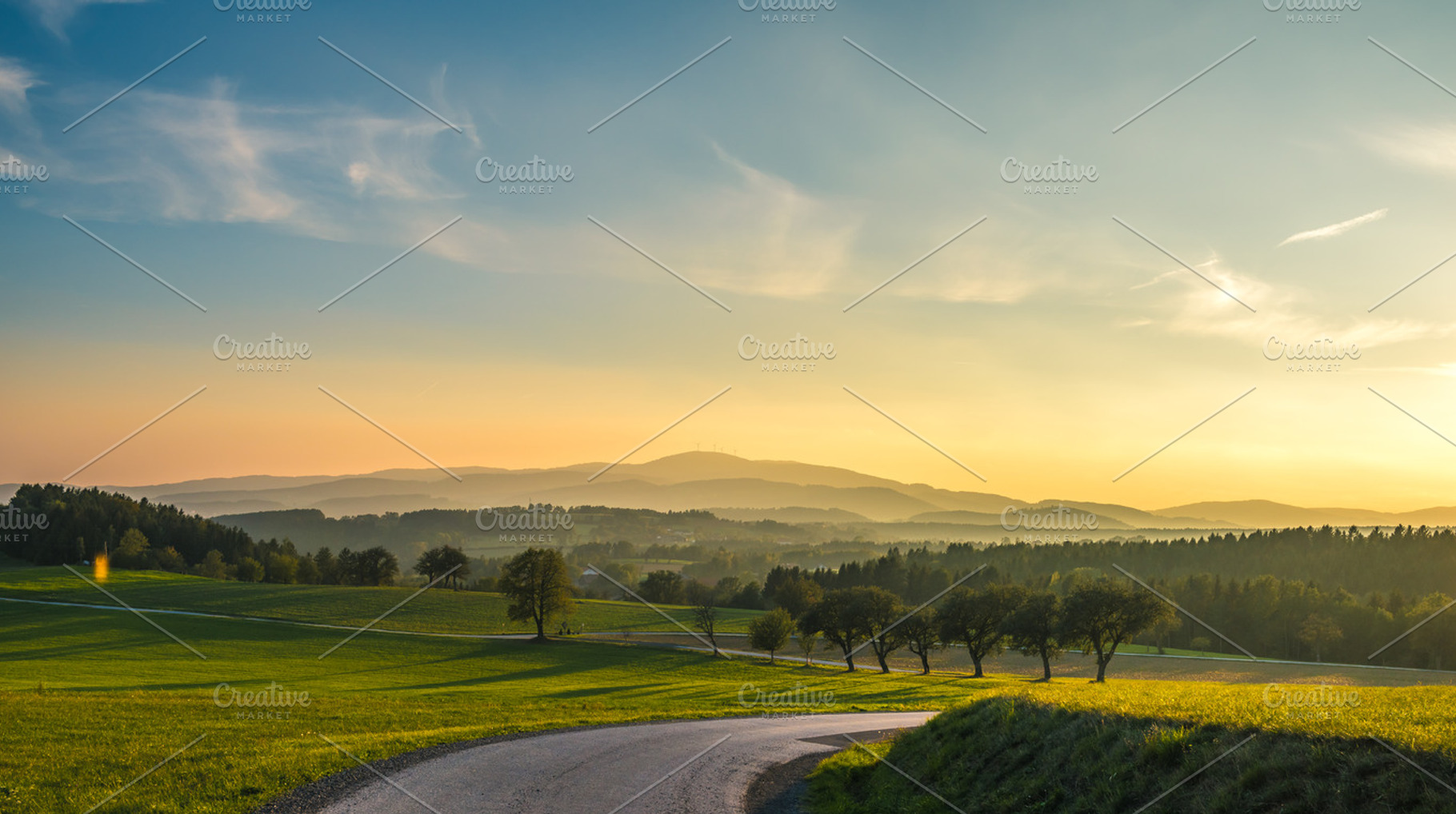 Evening in the hills, a Nature Photo by ChristianThür Photography