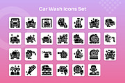 Car Wash Icons Set - Glyph, a Solid Icon by Kmg Design (Thumbnail 2 of 2)