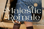 Majestic Romale Luxury Serif, a Serif Font by operatype.co (Thumbnail 1 of 10)