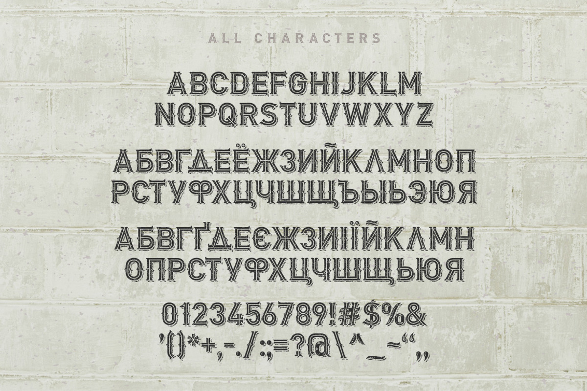 Biker Remastered font + graphics preview 4