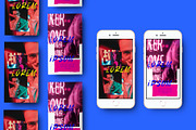 Neon Instagram Story, a Social Media Template by Meknya (Thumbnail 2 of 5)