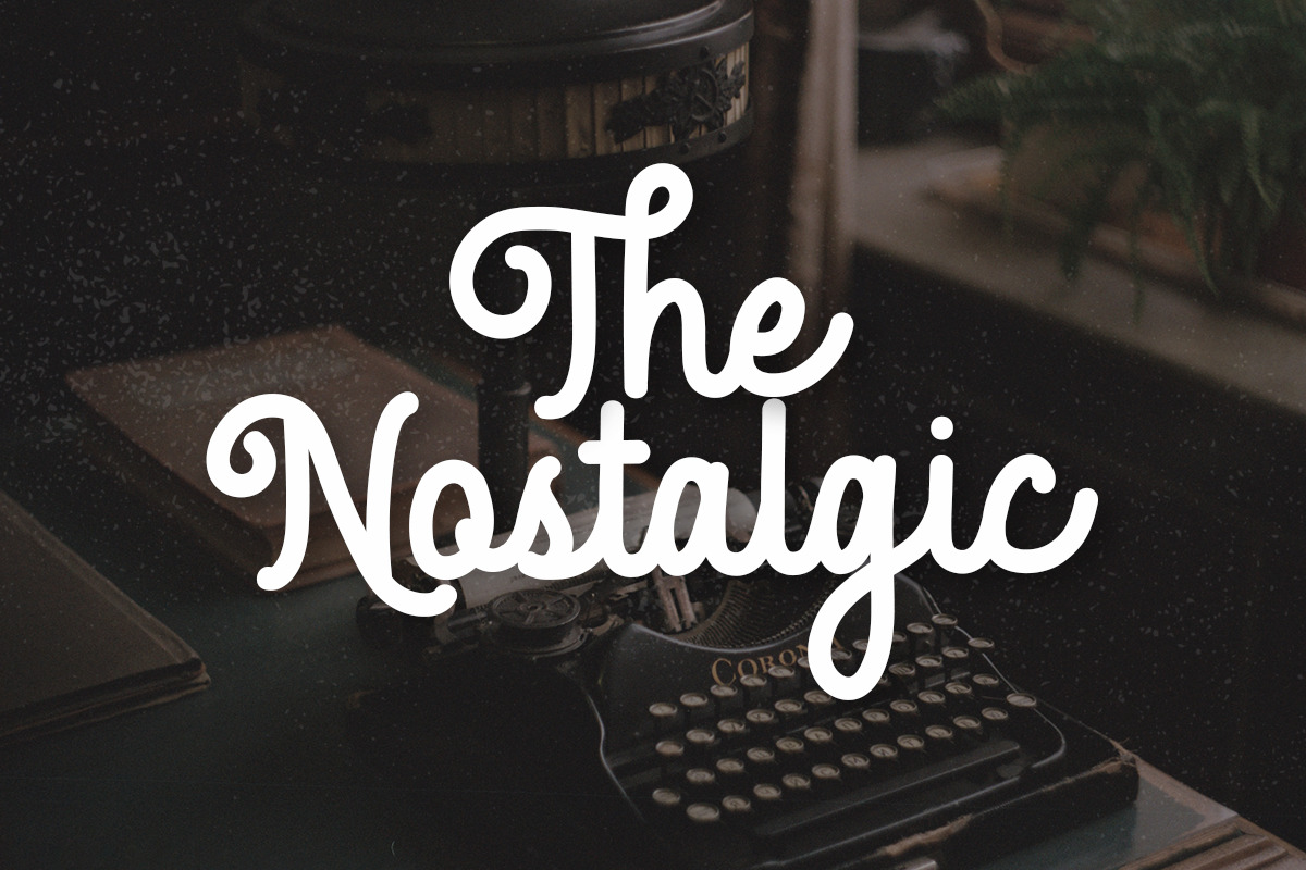 Rethina - Retro Script, a Script Font by Fikry Alfatih (Photo 4 of 7)