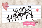 Swing Happy - Girl Teen Font, a Sans Serif Font by Modestype Studio (Thumbnail 8 of 10)