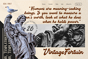 Vintage Fortuin Brush Script Font, a Handwritten Font by Templatiostudio (Thumbnail 6 of 12)