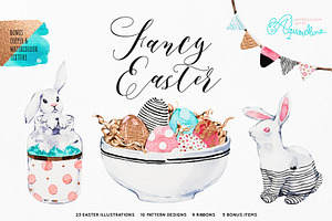 Fancy Easter Illustrations