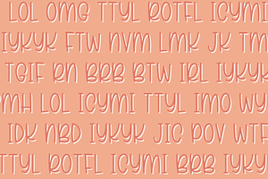 Chatterbox, Cute Handwritten Font