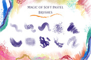 Soft Pastel Procreate Brushes, a Brush Add-On by ArtstudioByKhushbu (Thumbnail 3 of 9)
