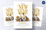 New Year Invitation Flyer, a Print Template by Rome B Creation (Thumbnail 1 of 2)