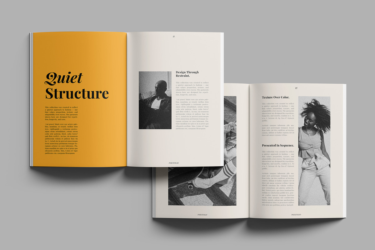 Portfolio Template, InDesign & Canva, a Brochure Template by Artisan Vibes (Photo 6 of 9)