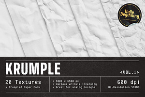 Hi-res Crumpled Paper Textures