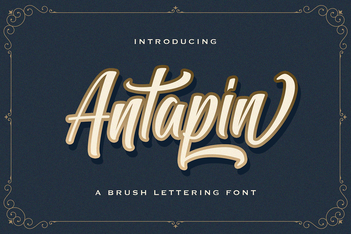 Antapin - Bold Script Font, a Script Font by StringLabs (Photo 1 of 12)
