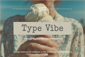 Type Vibe Vintage Decorative Font, a Handwritten Font by Graphic Spirit