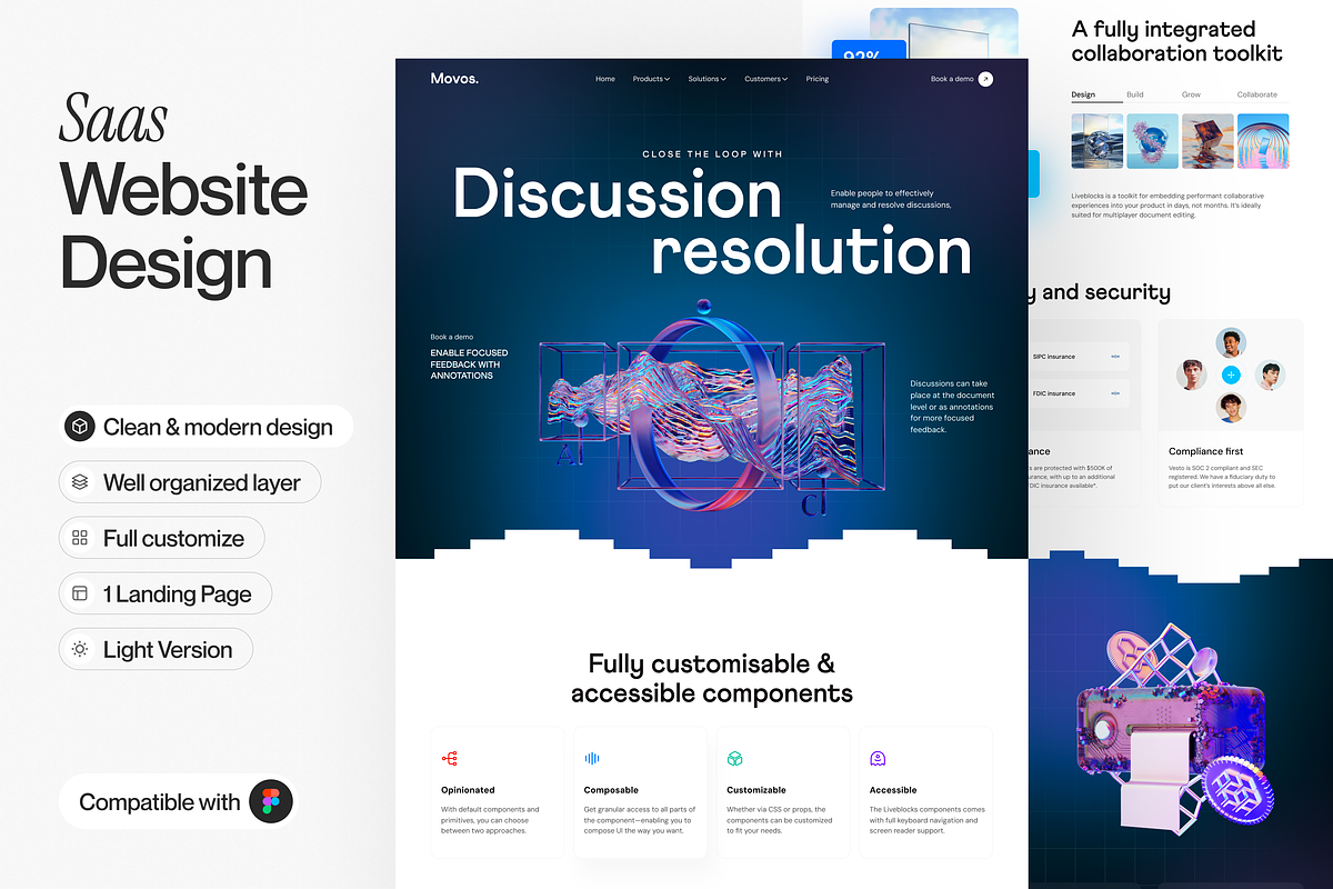Saas Landing Page, a Templates & Theme by sajon.co