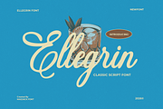 Ellegrin Script, a Script Font by Madjack.font (Thumbnail 1 of 10)