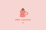 Cute Christmas vector clipart, a Decorative Illustration by viktoriiavk (Thumbnail 7 of 7)