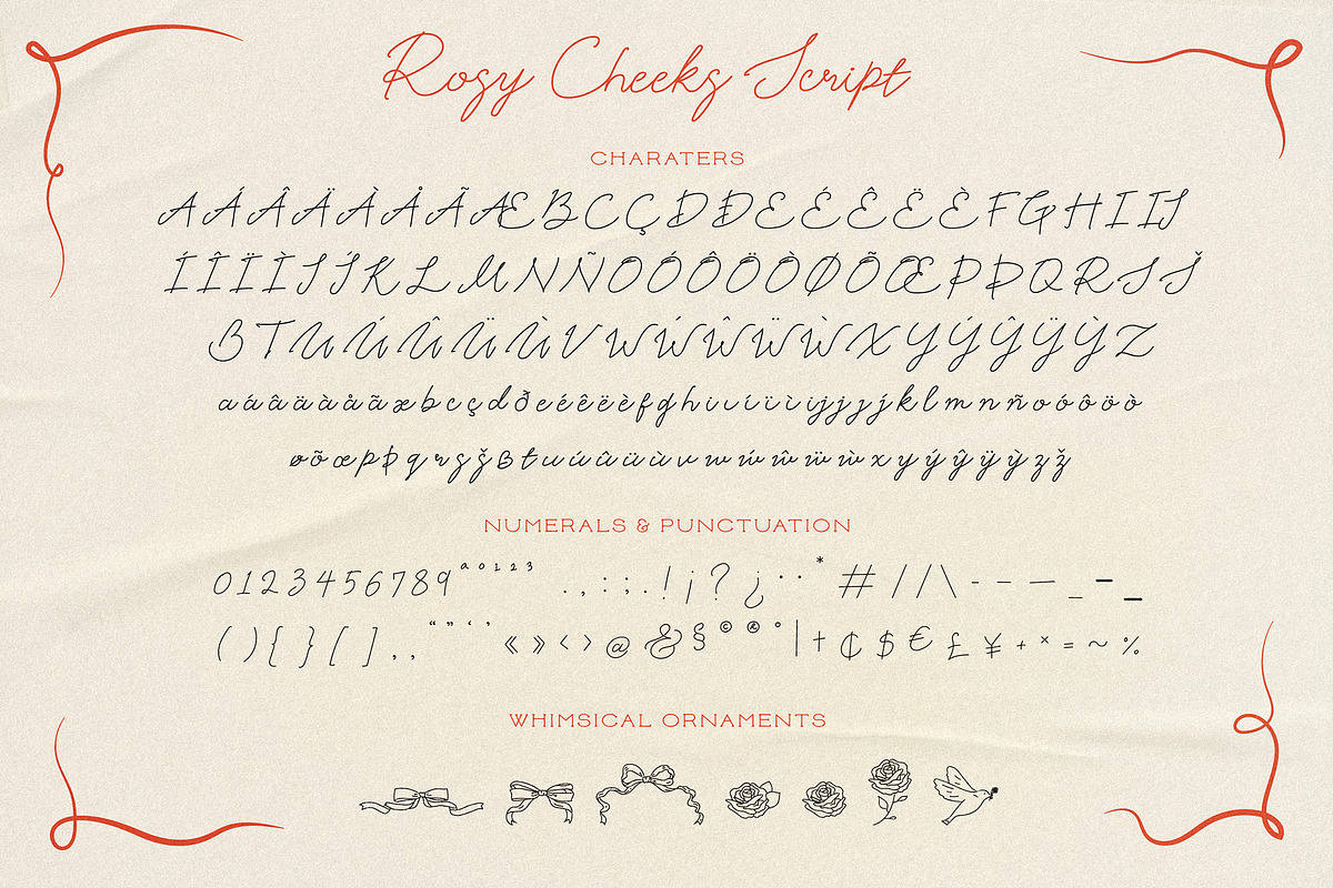 Rosy Cheeks | Romantic font duo, a Handwritten Font by Brandear Design (Photo 16 of 16)