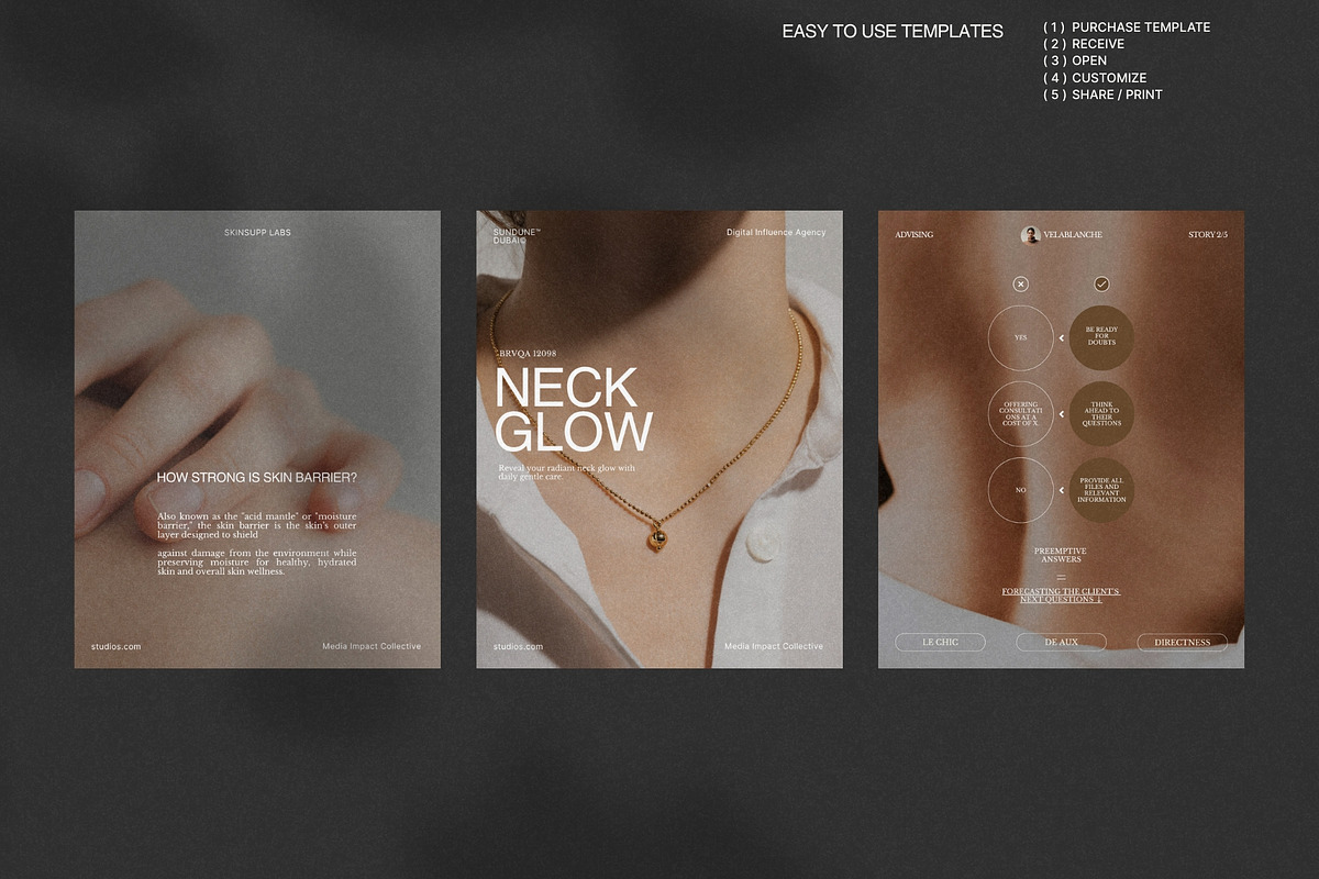 Soft Skincare Story & Post Set preview 3