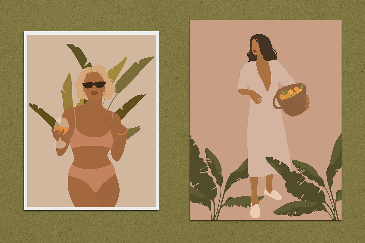 Tropical Summer Posters, a Decorative Illustration by Miracles Everywhere (Photo 5 of 7)