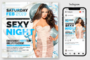 100 Night Club Party Flyers Bundle, a Flyer Template by graphicforest (Thumbnail 16 of 72)