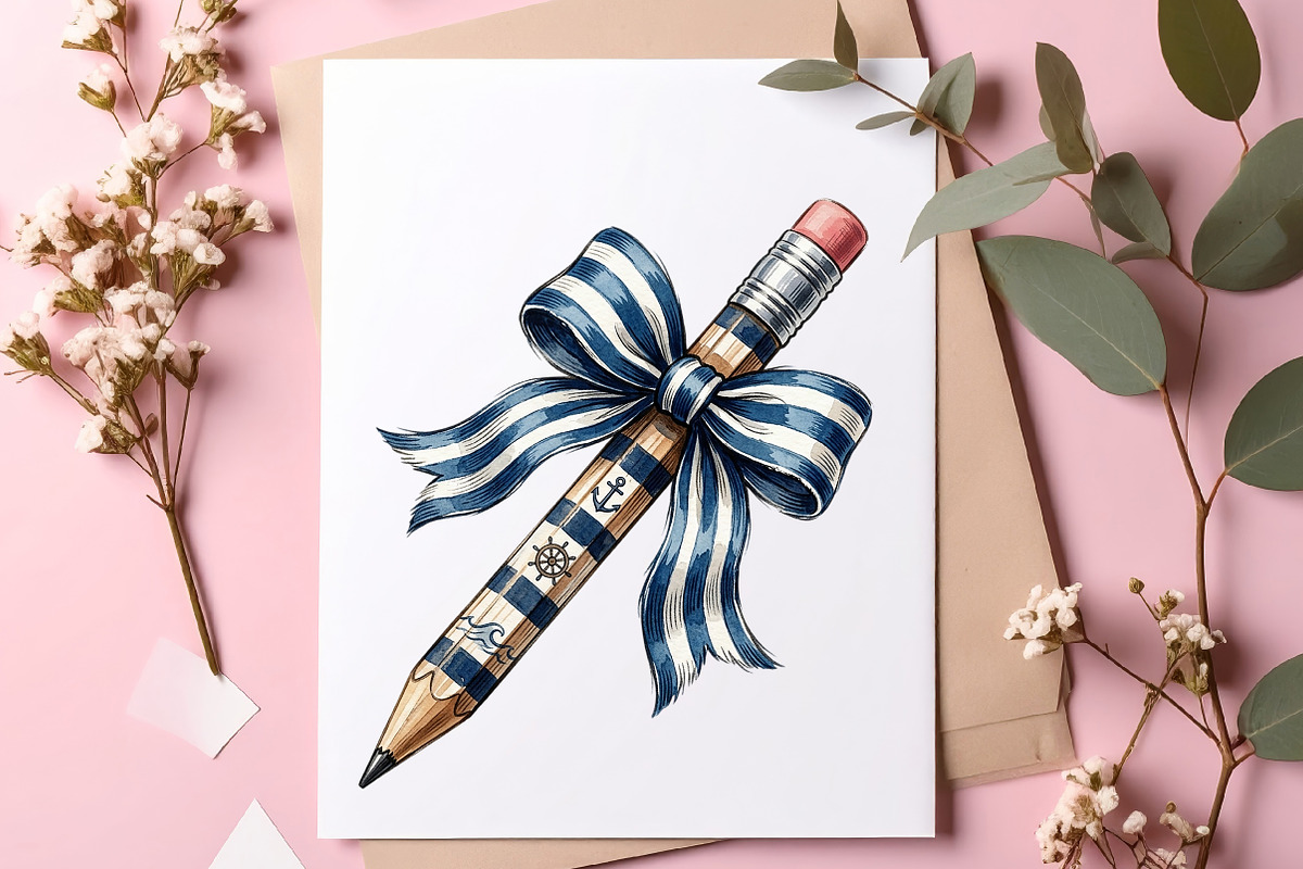 Brushstroke Pencil Bow Clipart PNG, a Transportation Illustration by SinaCreation (Photo 6 of 9)