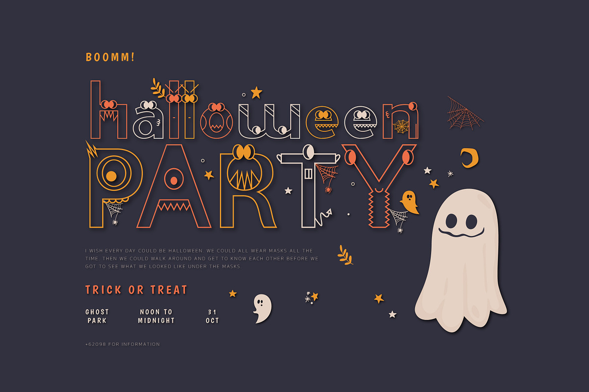 Elmonster Halloween Display Font, a Serif Font by infernostudio3 (Photo 2 of 10)