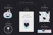 Cute Creepy Halloween Graphics, an Object Graphic by Animoon (Thumbnail 3 of 14)