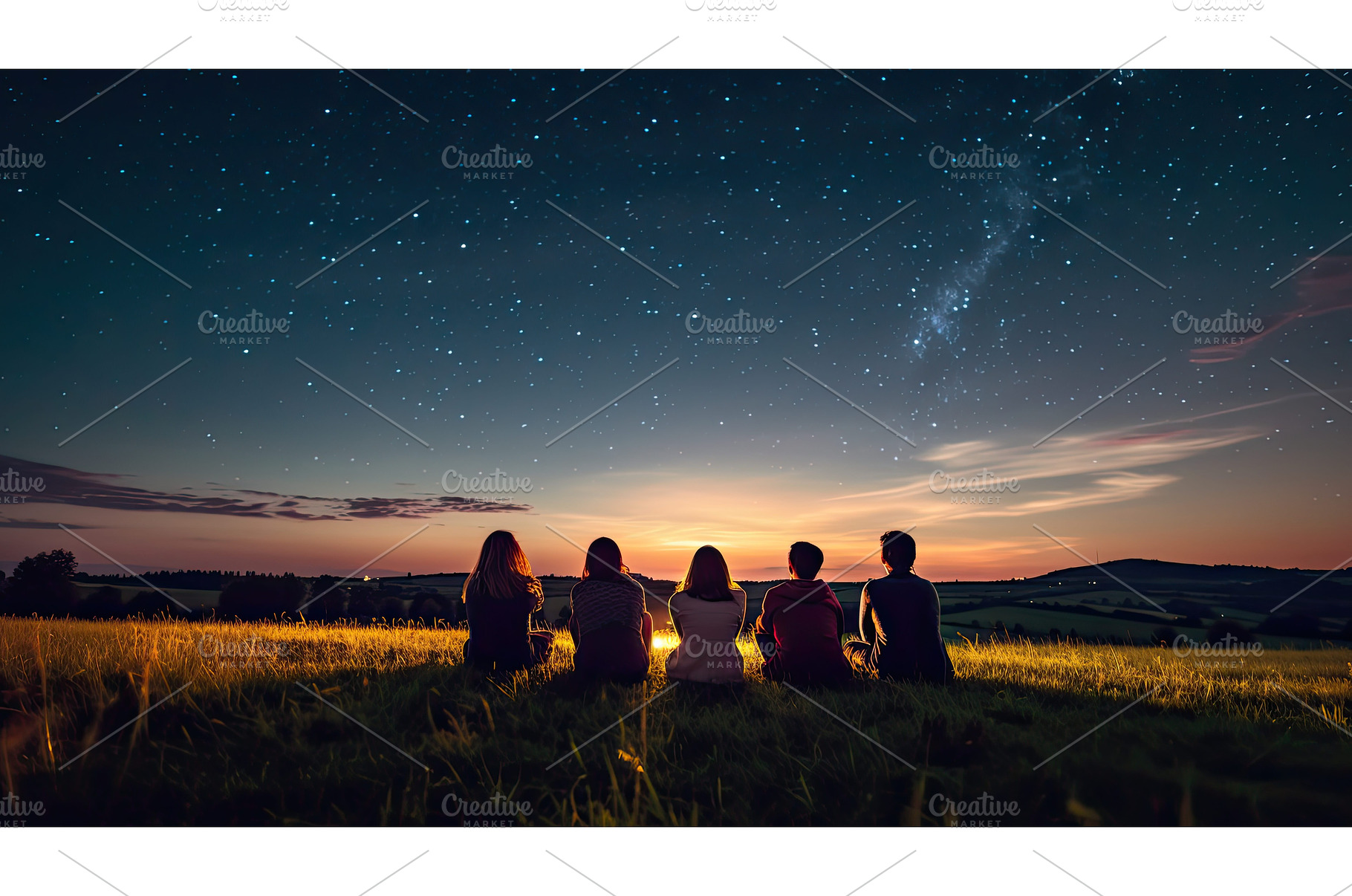 astronomy stars in line ai generated, a Nature Photo by pikepicture