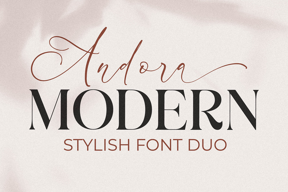 Andora Modern Font Duo, a Serif Font by Storytype Studio (Photo 1 of 15)