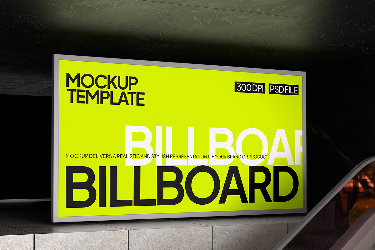 Billboard Mockup, an Advertising Mockup by Permadi Creative (Photo 3 of 3)