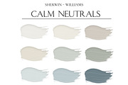 SW Calm Neutrals Home Paint Palette, a Presentation Template by CONCEPT COLORS (Thumbnail 2 of 9)