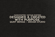 Go Forth - Vintage Sans-Serif Font, a Handwritten Font by Quiet Beings Design Studi (Thumbnail 4 of 9)